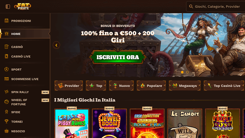 FatPirate casino online non AAMS